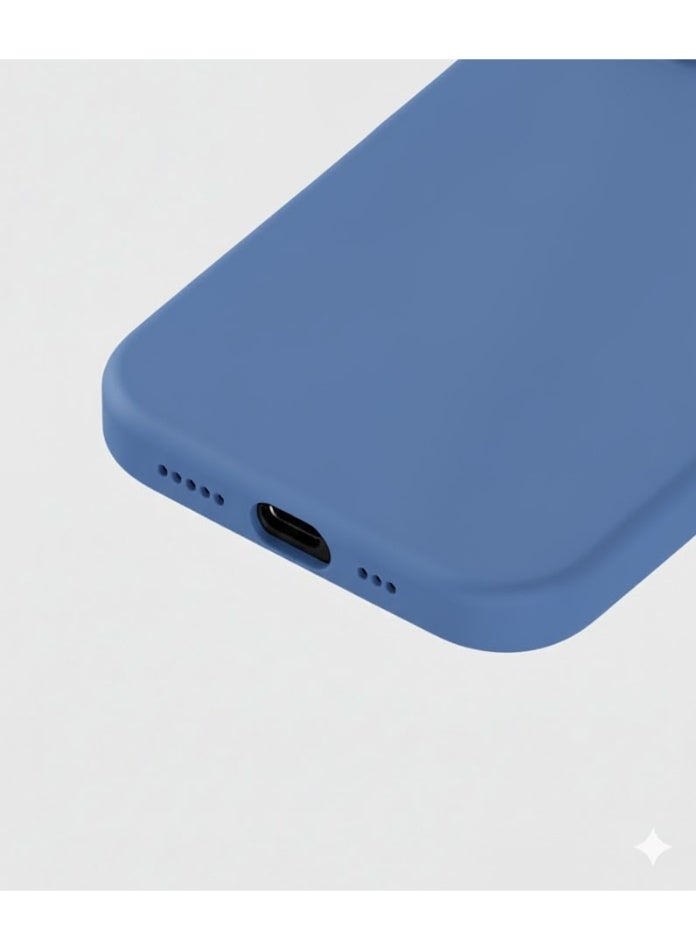 بليكس غطاء جراب هاتف آيفون 16 مزود بغطاء حماية من السيليكون السائل الناعم مضاد للخدش ومضاد للصدمات مع بطانة من الألياف الدقيقة، غطاء خلفي واقي نحيف مع ملمس مريح للحمل ومضاد للبصمة - Image 4