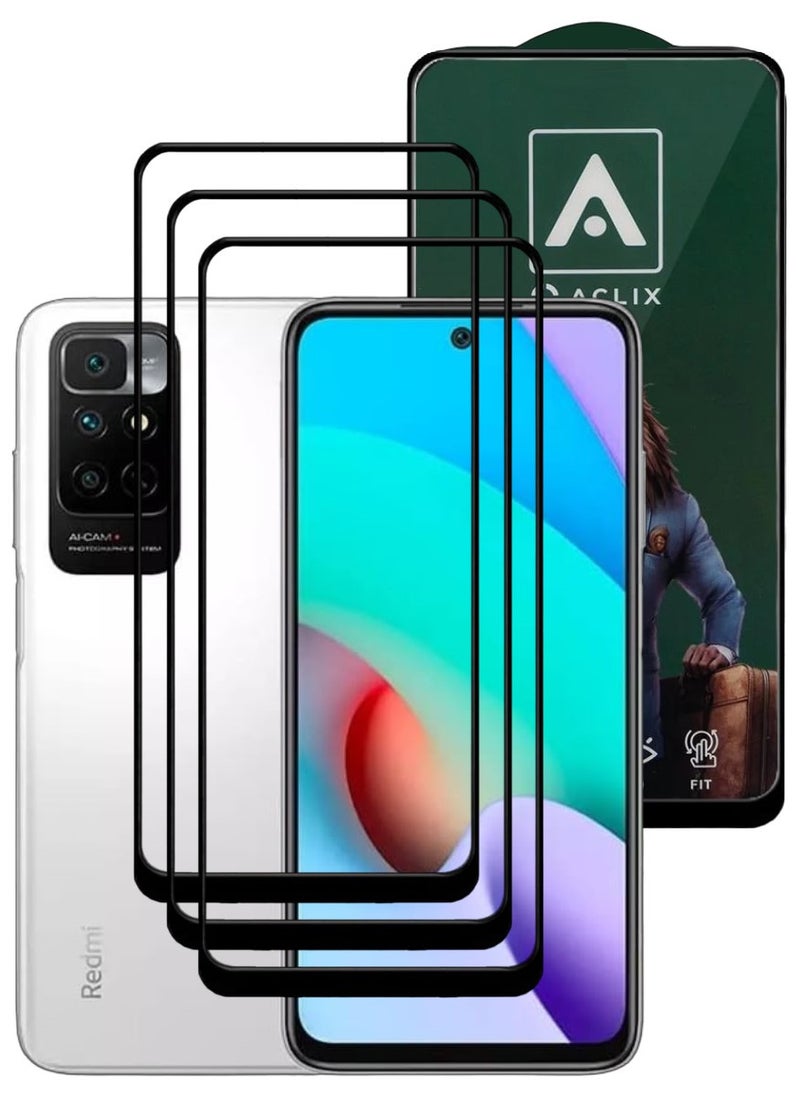 ACLIX 3 Pieces Antistatic ESD Dustproof Premium Quality High Definition Tempered Glass Screen Protector Designed For Xiaomi Redmi Note 11 4G - Image 1