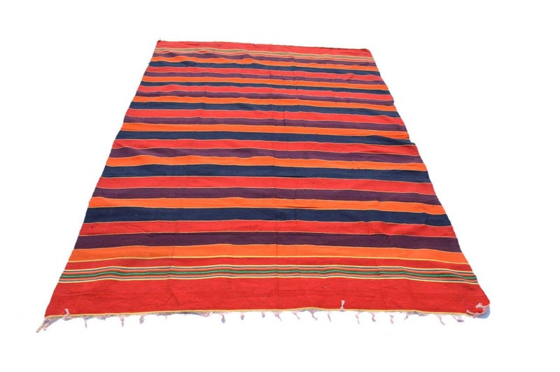 AYUS Solapuri Cotton Carpet Multicolour 88 Inch X 58 Inch Pack of 2 - Image 2