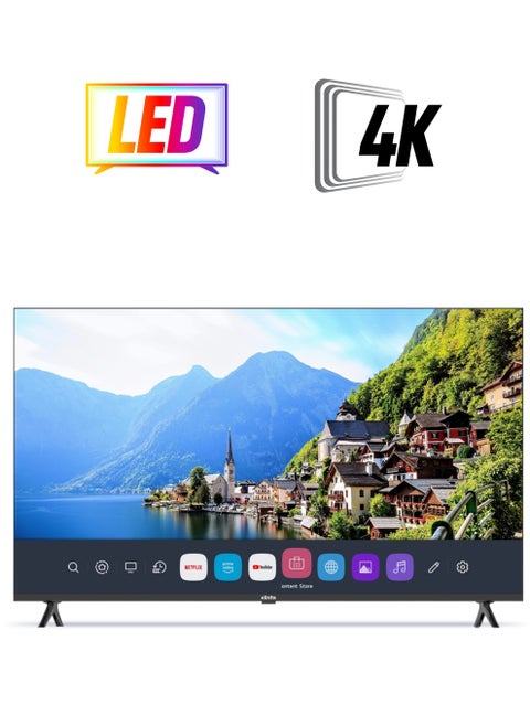 50-Inch (126 cm) 4K UHD Smart LED TV, D50UHD4ELD, Bezel-Less A+ Display powered by WebOS, Magic Remote, ThinQ AI, Dolby Audio