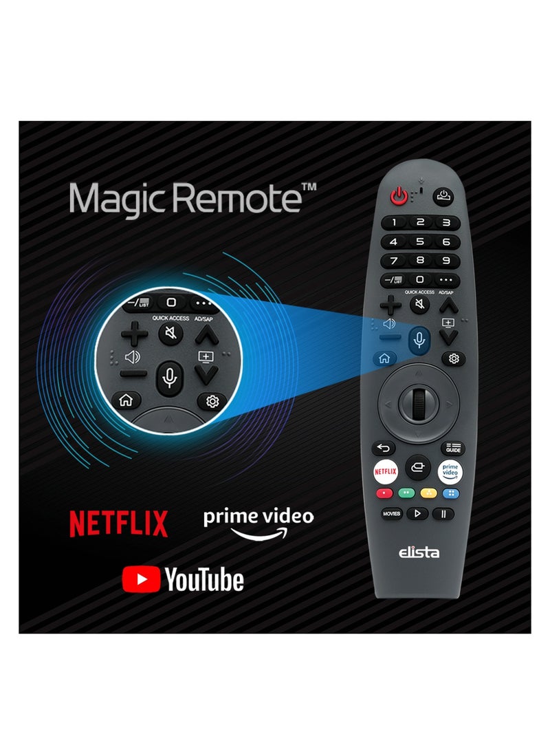 Elista - 50-Inch (126 cm) 4K UHD Smart LED TV, D50UHD4ELD, Bezel-Less A+ Display powered by WebOS, Magic Remote, ThinQ AI, Dolby Audio - Image 1
