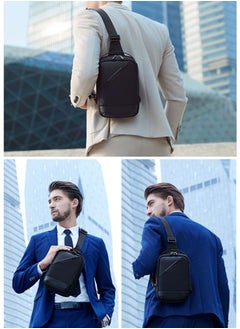 ARCTIC HUNTER Business Chest Crossbody Bag, One Shoulder Sling Bag with Tablet Compartment  - Image 2