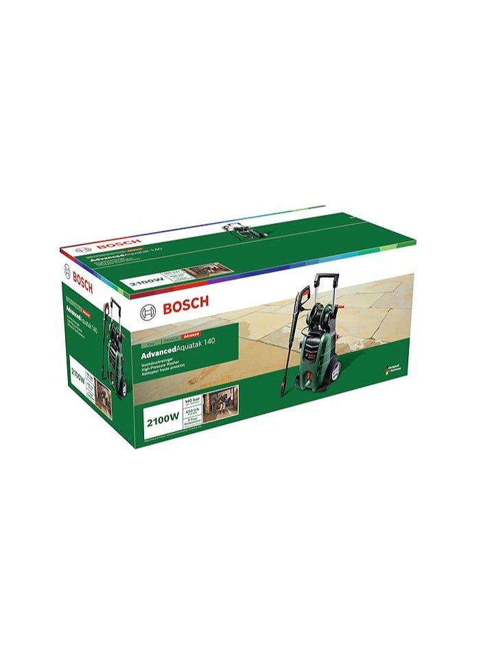 بوش ماكينة غسيل ضغط عالي 140 بار - 2100 وات - 450 لتر/ساعة لتنظيف السيارات والأسطح - Image 4