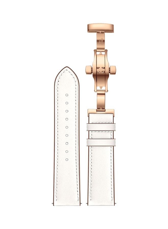 vesus Replacement Band For Huawei Watch GT 2e - 46mm White/Rose Gold