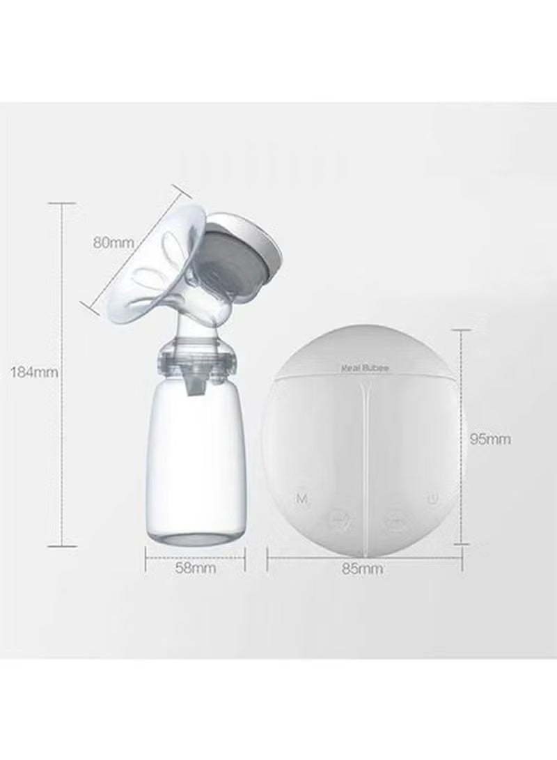 Real Bubee 2 Piece Portable Double Electric Breastfeeding Breast Pump With Baby Bottles - Image 2