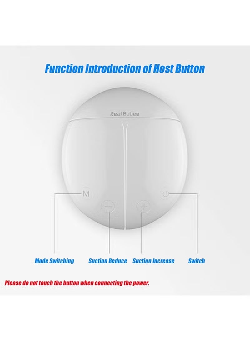 Real Bubee 2 Piece Portable Double Electric Breastfeeding Breast Pump With Baby Bottles - Image 3