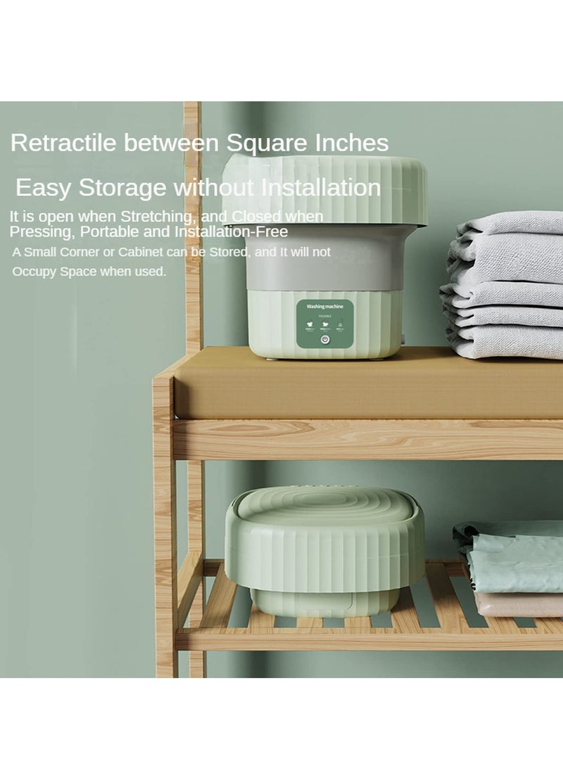 Arabest Mini Washer,Foldable Portable Washer,Drying and Washing in One,Lightweight and Compact Clothes Washer  - Image 2