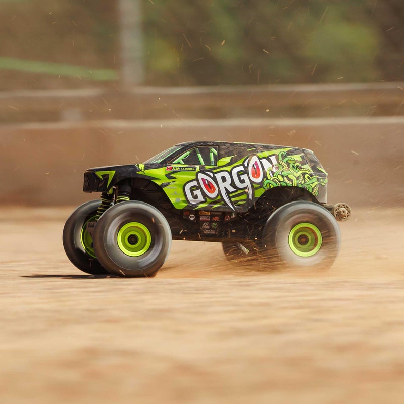 ARRMA RC Truck 1/16 Gorgon GROM 4X4 RTR Brushed Monster Truck (Battery & Charger Included), Yellow, ARA2130T1 - Image 4