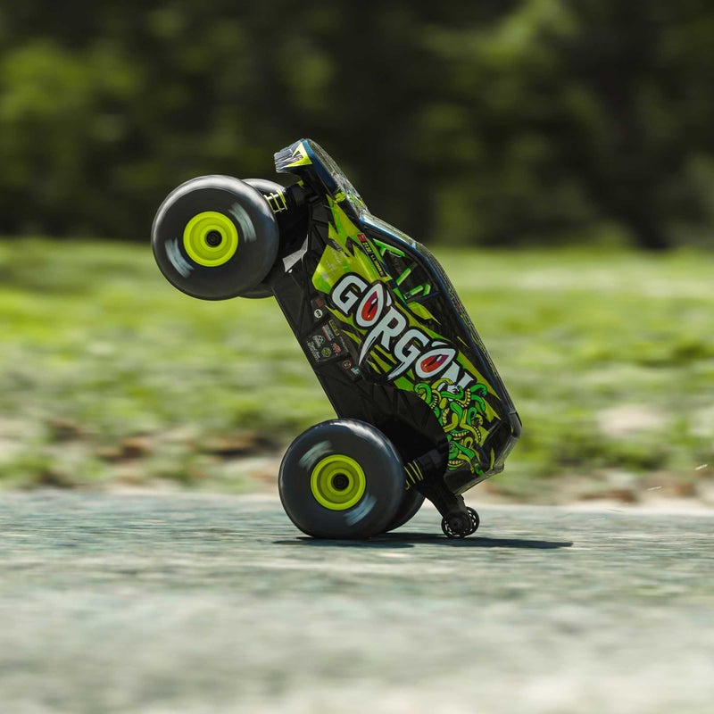 ARRMA RC Truck 1/16 Gorgon GROM 4X4 RTR Brushed Monster Truck (Battery & Charger Included), Yellow, ARA2130T1 - Image 2