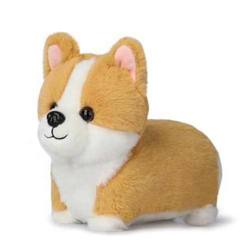FITNISSFTW Plush Toy Stuffed Animal Throw Plushie Pillow Doll Soft Fluffy Friend Hugging Cushion Cute Present for Every Age Occasion Corgi - Image 1