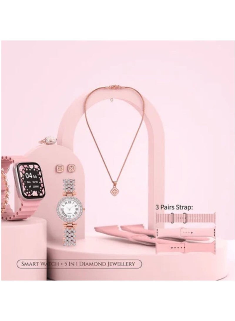 modio U93 Mini 40MM Smart Watch with HD Touch Display, Bluetooth Calling, Health Monitoring, Sleep & Activity Tracker, Multiple Watch Faces, Smart Notifications, Long Battery Life, Lightweight Design for Men, Women & Teens – All-Day Comfort Wear - Image 1