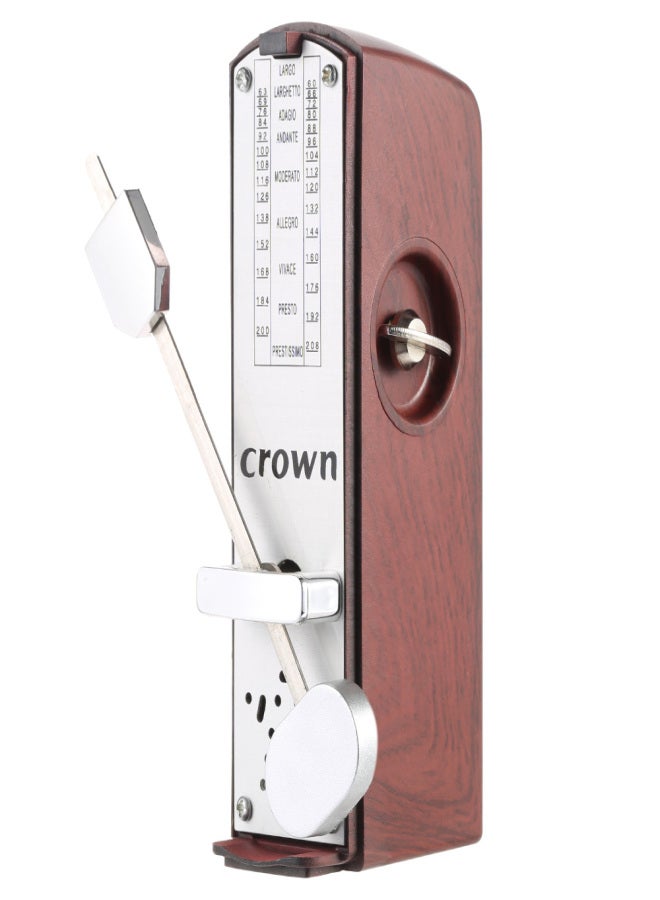 Crown Portable Mini Mechanical Metronome Universal Metronome 11cm Height for Piano Guitar Violin Ukulele Chinese Zither Music Instrument - Image 1