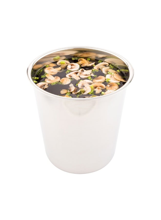 Restaurantware Met Lux 8.25 Quart Bain Marie, 1 Corrosion-Resistant Bain Marie Pot - For Hot And Cold Food, Serve Or Store Food, Stainless Steel Food Pot, Lid Sold Separately, - Image 2