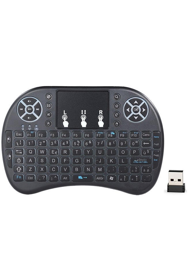 Wireless Keyboard Remote Control With Touchpad For Smart TV