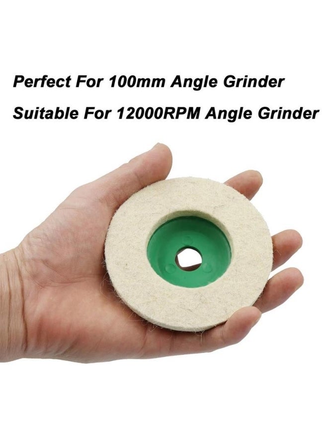 Self-adhesive Wool Polishing Wheel, Angle Grinding Disc  - Image 4