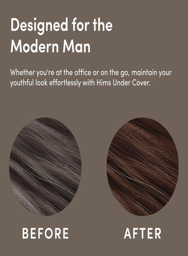 هيمز & هيرز صبغة الشعر وبلسم هيمز أندر كوفر - بزيت الأرغان - صبغة شعر شبه دائمة للاستخدام أثناء الاستحمام - تغطي الشيب بشكل طبيعي - خالية من الكبريتات ولم تُختبر على الحيوانات - رائحة غابة منعشة - بني متوسط - 150 مل - Image 5