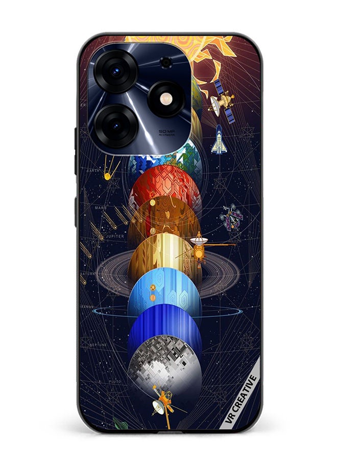 VR CREATIVE Protective Case Cover For Tecno Spark 10 Pro Earth Design Multicolour - Image 1