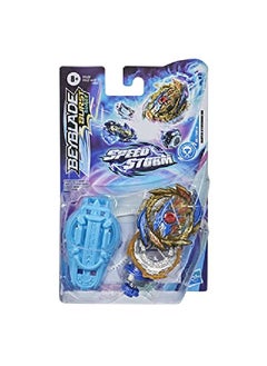 BeyBlade Burst Surge Speedstorm Super Hyperion H6 Spinning Top Starter Pack Attack Type Battling Game Top With Launcher Toy For Kids  - Image 2