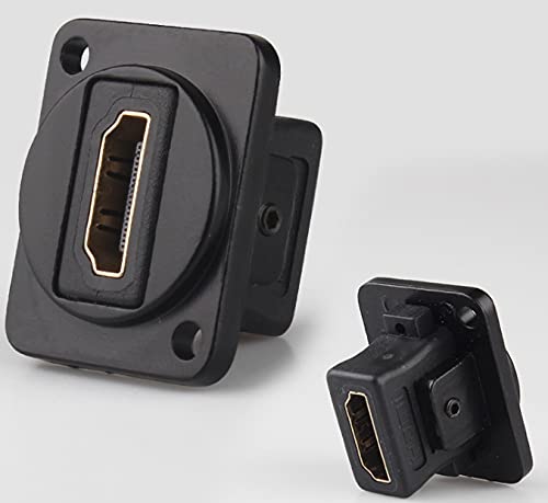 OLIREXD D-Type Socket Network Plug Chassis Panel Mount Audio Connector Metal HDMI Aviation Cable Date Transfer - Image 4