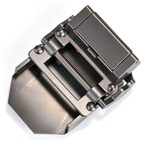 Ayliss Men Military Thicken Canvas Web Belt,Separate Interchangable Metal Buckle (Solid Pattern Buckle) - Image 4