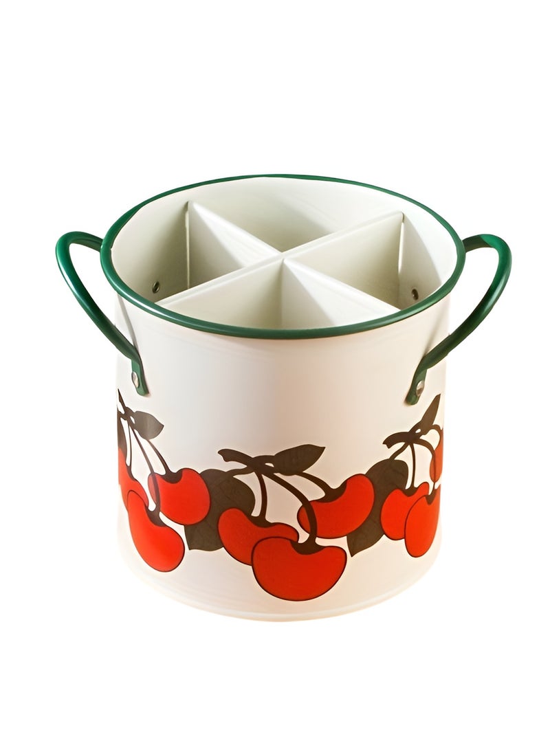 Cutlery Organizer with Compartments | Durable Kitchen Utensil Holder for Home Office and Restaurant Use.Saving Flatware Caddy - Image 1