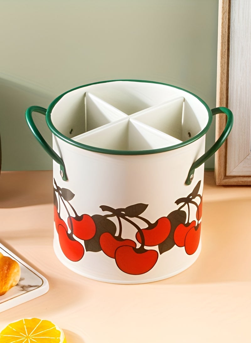 Cutlery Organizer with Compartments | Durable Kitchen Utensil Holder for Home Office and Restaurant Use.Saving Flatware Caddy - Image 2