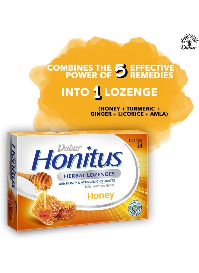 Dabur - Honitus Herbal Lozenges Honey - Image 1