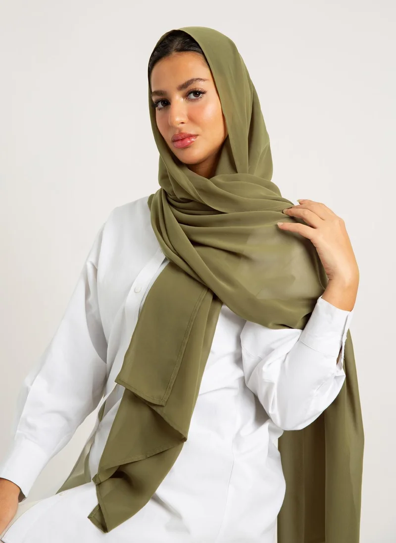 Kaafmeem Light Olive Laser Tarha