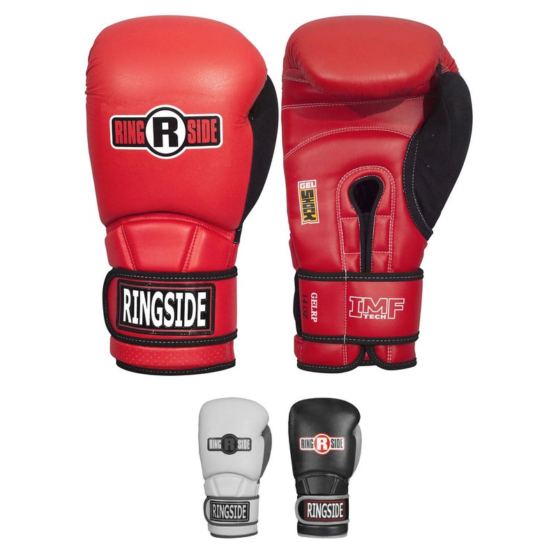 Ringside Gel Shock Safety Boxing Sparring Gloves 14 oz RedBlack