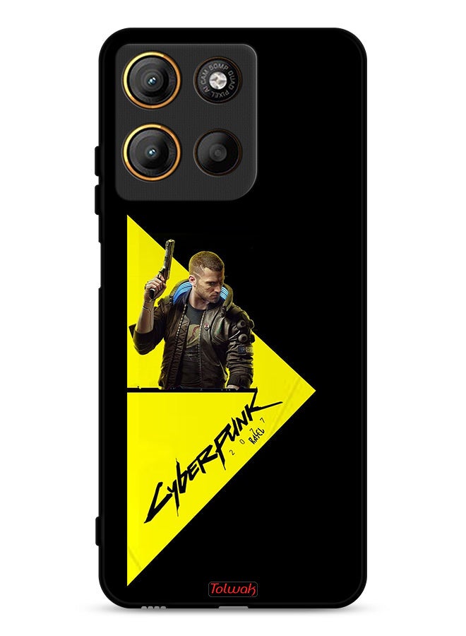 Tolwak Motorola Moto G15 Protective Case Cover Cyberpunk 2077