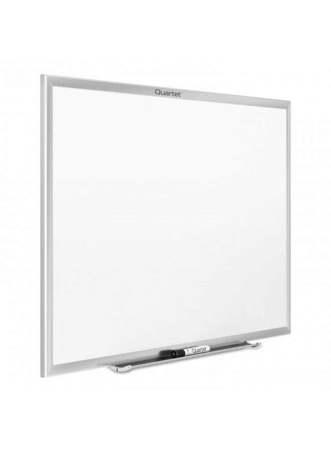 Quartet Whiteboard, Non-Magnetic Dry Erase White Board, 2' x 1.5', Total Erase, Silver Aluminum Frame (S531) - Image 1