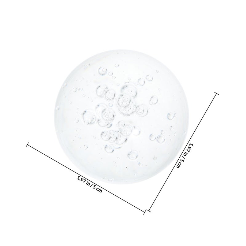 2pcs Crystal Glass Fountain Bubble Globe Decorative Glass For Home Indoor Fountain - Image 2