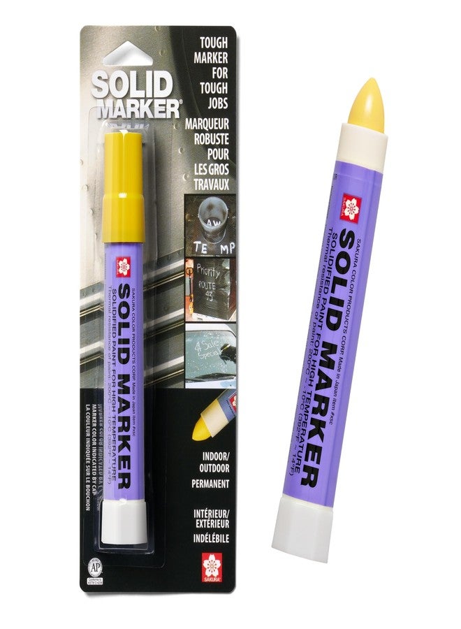 SAKURA SOLID MARKER Sakura Solidified Paint Solid Marker, 14 to 392 Degrees F, Yellow - Image 1