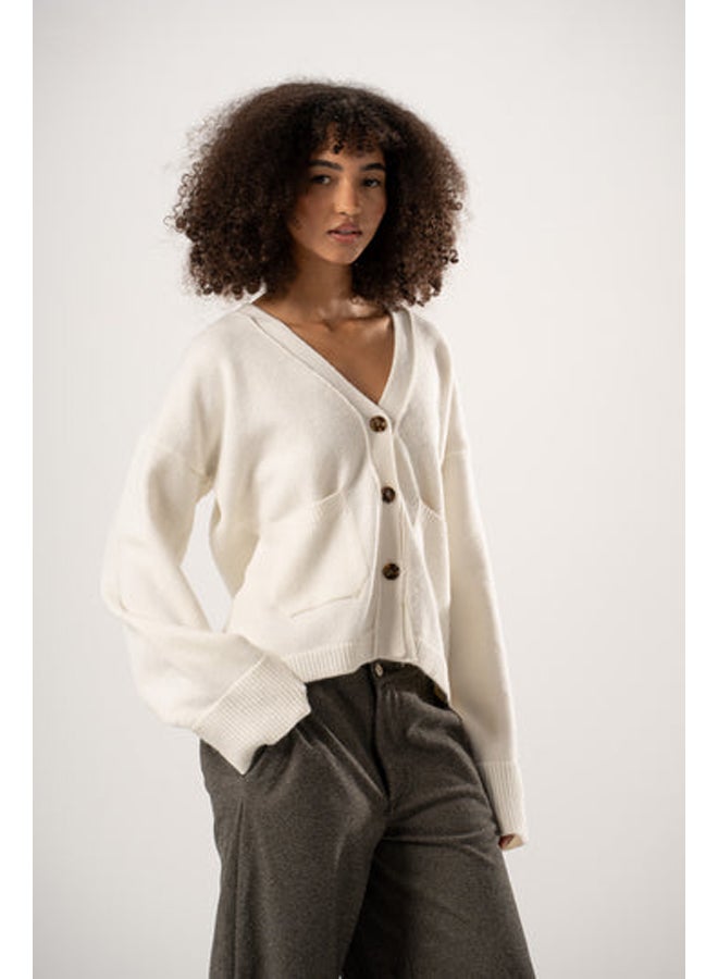 ASTK Basic V-Neck Cardigan - Image 2