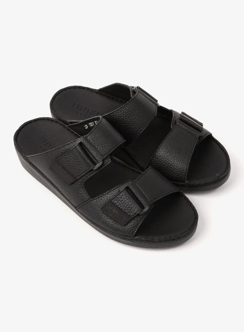 UOMO Cavalier  UOMO CAVALIER MEN'S ARABIC SANDAL WITH ADJUSTABLE STRAP BLACK for Men | Best Price UAE