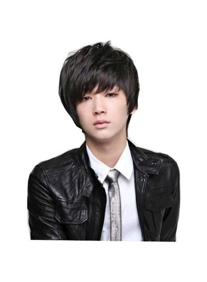 NIBEMINENT Short Hair Wig Black