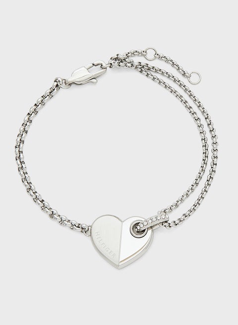 Bracelet with a Heart Charm