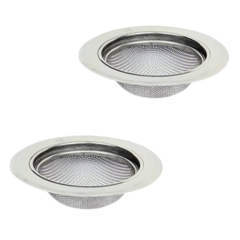 SPHERE ONE STEEL Stainless Steel Sink Strainer Jali for Kitchen Bathroom Drainar | Fine Mesh Sieve Filter Basket with Anti-Clogging Technology, Rust-Resistant, Easy to Clean Pack of 2 - Image 1