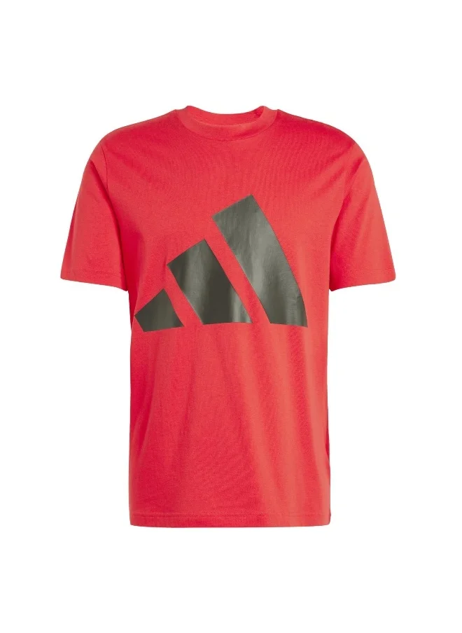 اديداس adidas essentials big logo single men graphic t-shirt