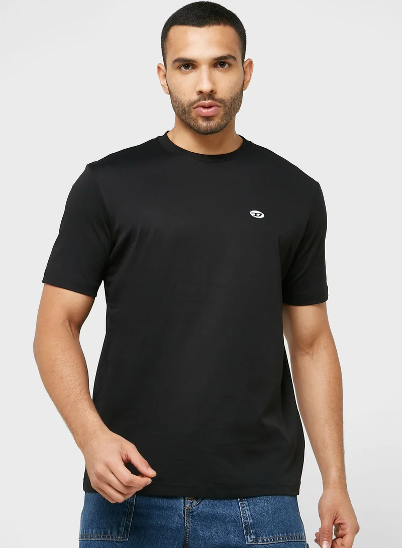 DIESEL Logo Crew Neck T-Shirt