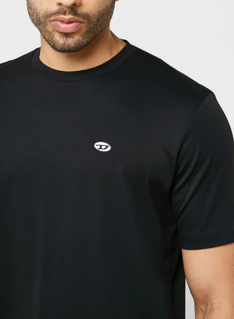 DIESEL Logo Crew Neck T-Shirt