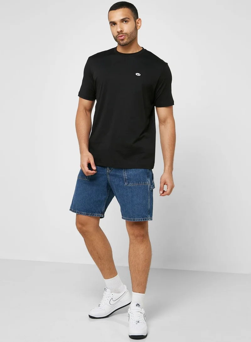 DIESEL Logo Crew Neck T-Shirt