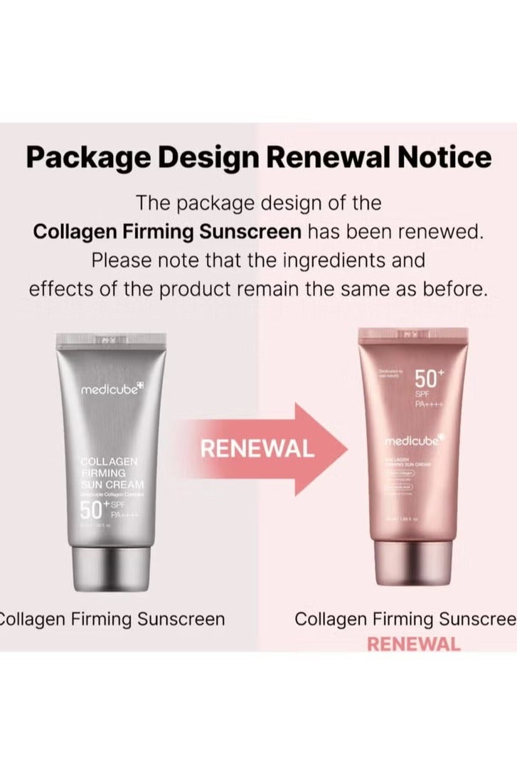 Medicube COLLAGEN FIRMING SUN CREAM SPF50+ 50ml - Image 2