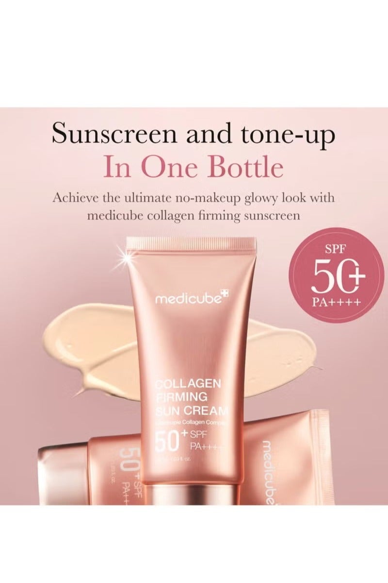 Medicube COLLAGEN FIRMING SUN CREAM SPF50+ 50ml - Image 3