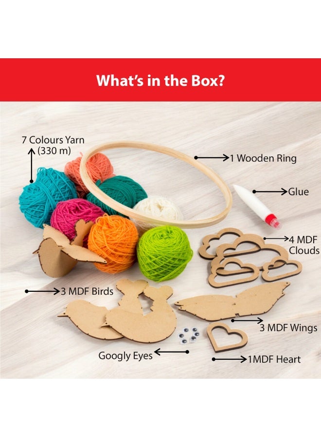 CHALK AND CHUCKLES Chalk & Chuckles - Yarn birds Craft Kit - Image 2