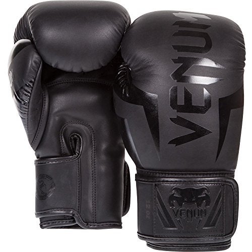Venum Elite Boxing Gloves - Black - Image 2