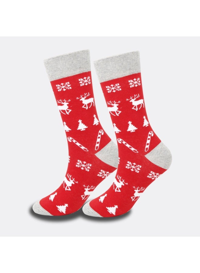 إسكدنيا جوارب عيد الميلاد مضحكة جوارب عيد الميلاد الدافئة الحرارية الابتكار هدية جوارب لعيد الميلاد هدية - Image 1