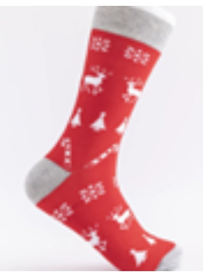 إسكدنيا جوارب عيد الميلاد مضحكة جوارب عيد الميلاد الدافئة الحرارية الابتكار هدية جوارب لعيد الميلاد هدية - Image 2