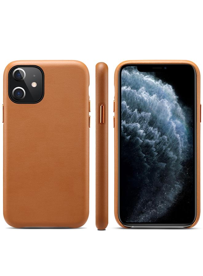 S-TOP Case For iPhone 12 mini Lamb Grain PU Back Cover Phone Case - Image 1