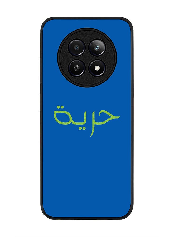 Stylizedd Rugged Black edge case for Realme 12 / Realme 12x, Slim fit Soft Case Flexible Rubber Edges Anti Drop TPU Gel Thin Cover -  Freedom - Image 1